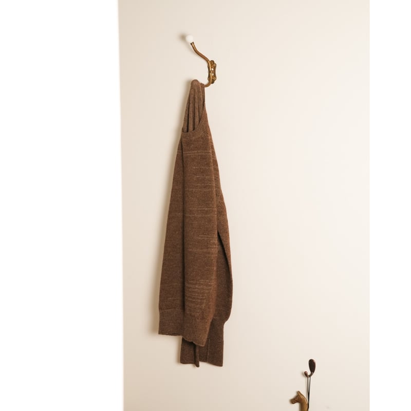 MAATEE&SONS RBALPACA-CASHMERE/MINK SS天竺 SWEATER