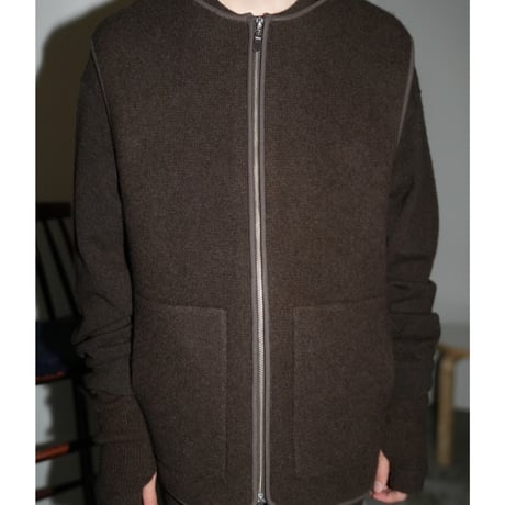 WALENODE  innocent YAK Zip-up vest