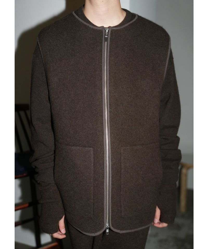 トップス Walenode 24AW Innocent Yak Zip Up Vest WALENODE innocent YAK Zip up vest | MusterWerk