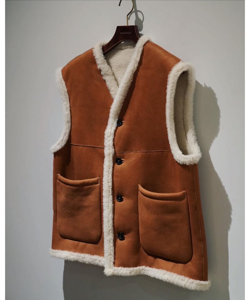 MAATEE&SONS RIVER CASHMERE WFACE VEST-