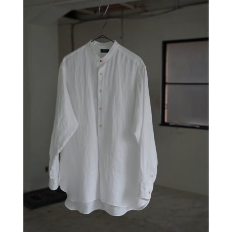 MAATEE&SONS Ex. "極上LINEN薄" PULL OVER SHIRT
