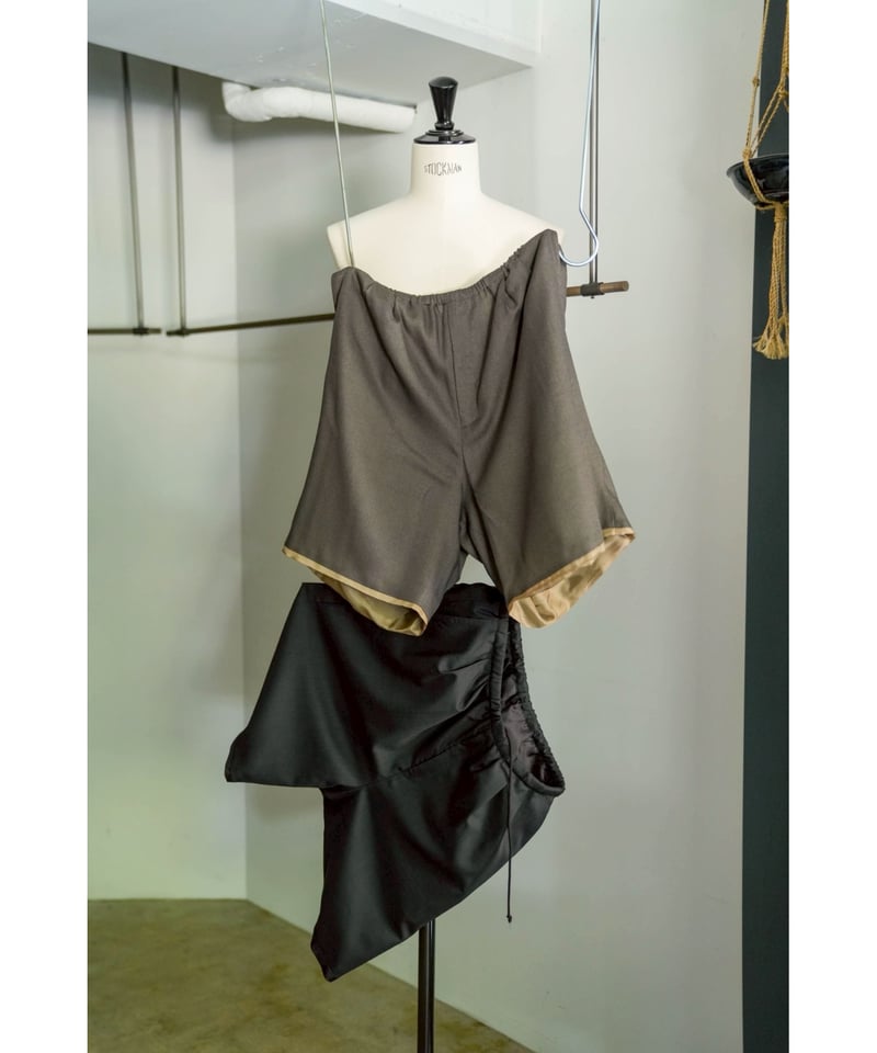 パンツ MAATEE&SONS SHORT PANTS charcoal 2 25ss MAATEE&SONS 25SS