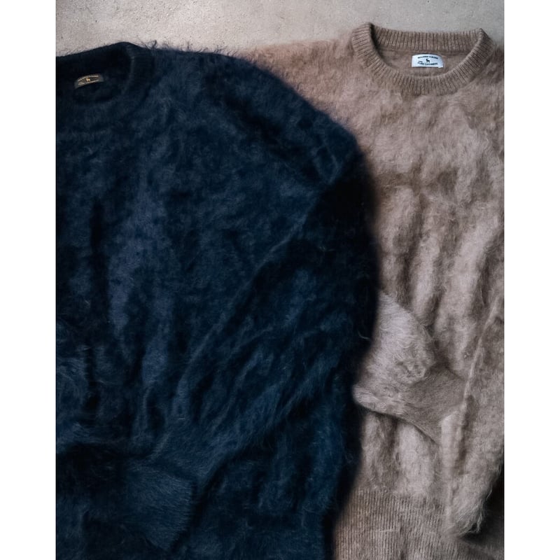 MAATEE&SONS CASHMERE SHAGGY P/O SWEATER | Muste
