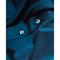 MAATEE&SONS 240/2 SILK PIQUE HENRY TEE L/S