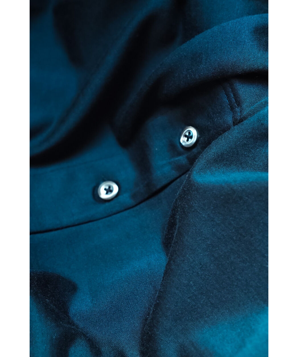 MAATEE&SONS 240/2 SILK PIQUE HENRY TEE L/S | Mu