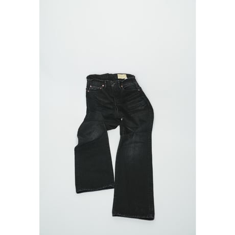 cantate Denim Flare Trousers (VINTAGE WASH)