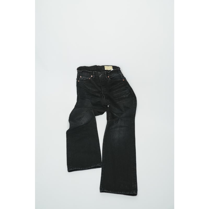 cantate Denim Flare Trousers (VINTAGE WASH) | M