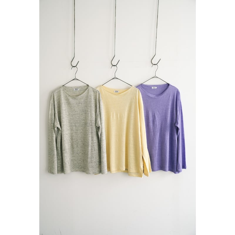 MAATEE&SONS L/S BOAT TEE LINEN天竺 | MusterWerk