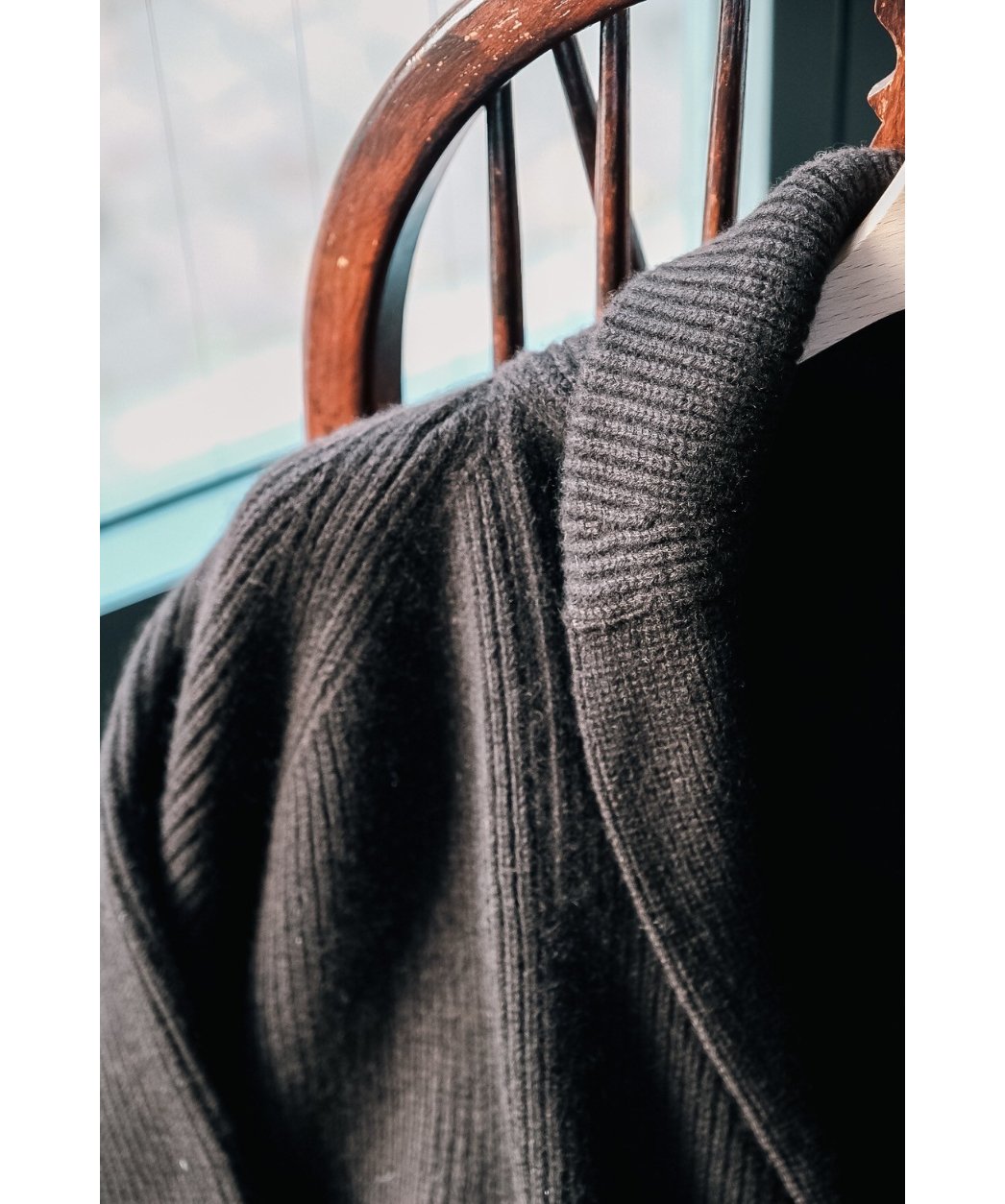 MAATEE&SONS Ex. CASHMERE SHAWL COLLAR CARDIGAN MAATEE&SONS Ex. CASHMERE SHAWL COLLAR CARDIGAN