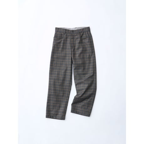 RAKINES Post-classical glen check 4- Lp pants