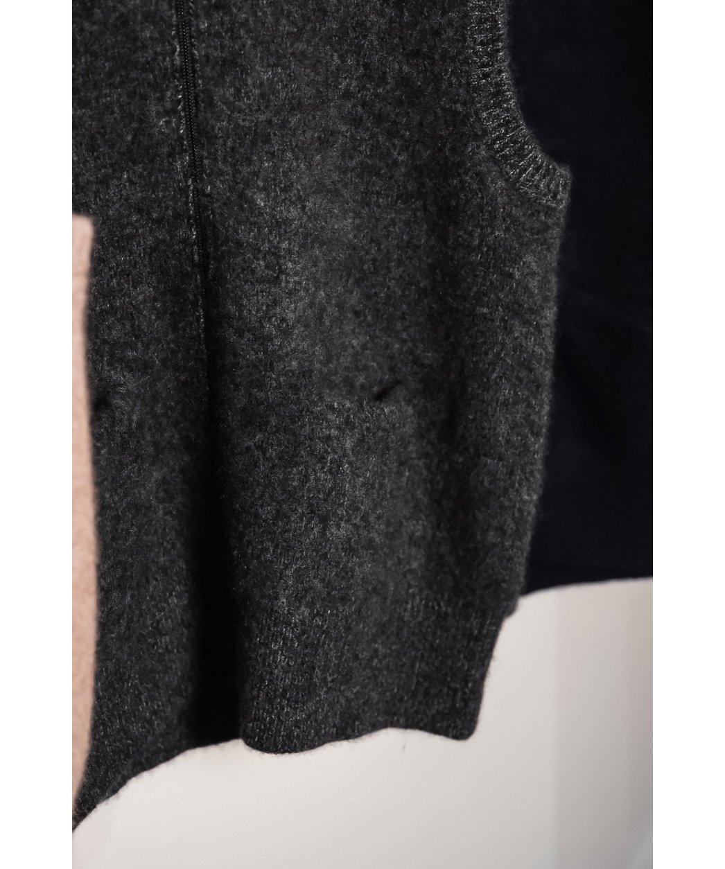 MAATEE&SONS CASHMERE 強圧縮 ZIP VEST 