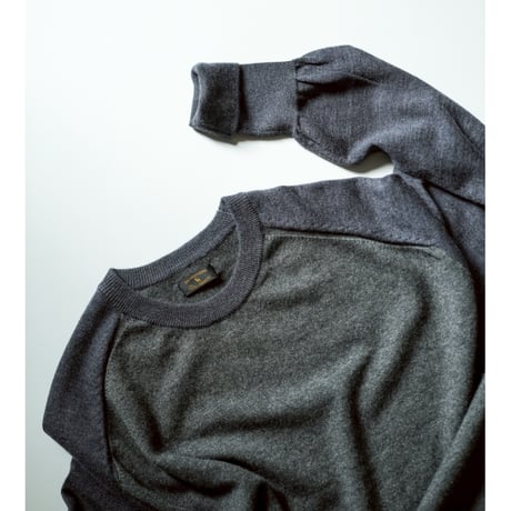 MAATEE&SONS COMBI P/O CREW NECK SWEATER