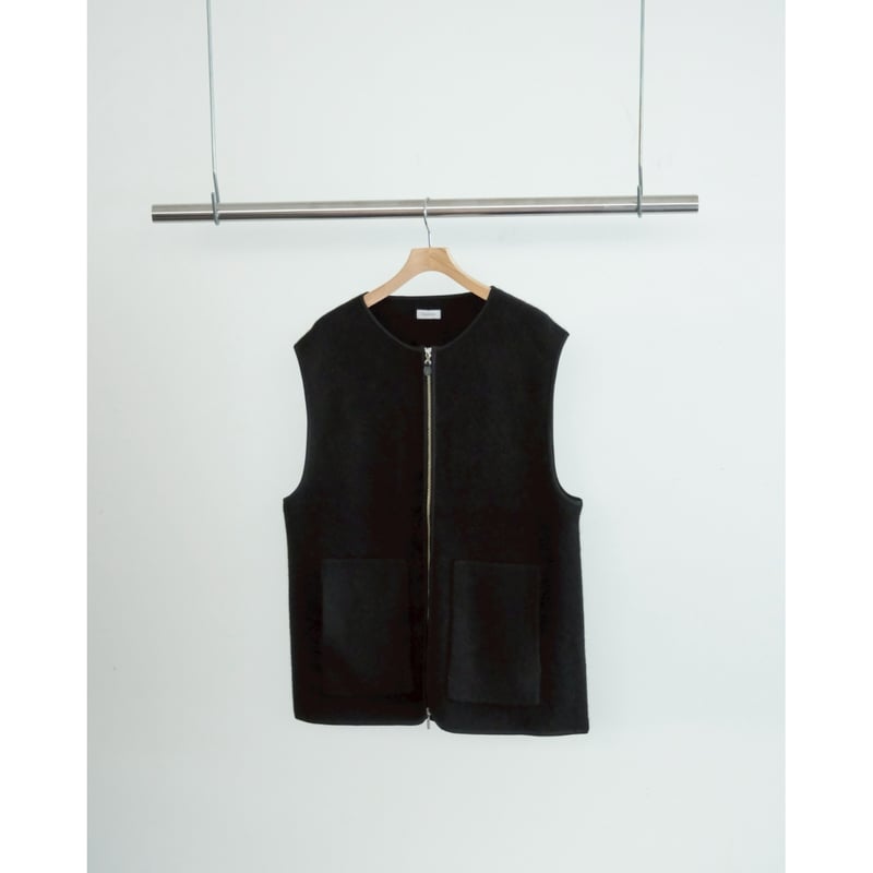 トップス Walenode 24AW Innocent Yak Zip Up Vest WALENODE innocent YAK Zip-up vest | MusterWerk