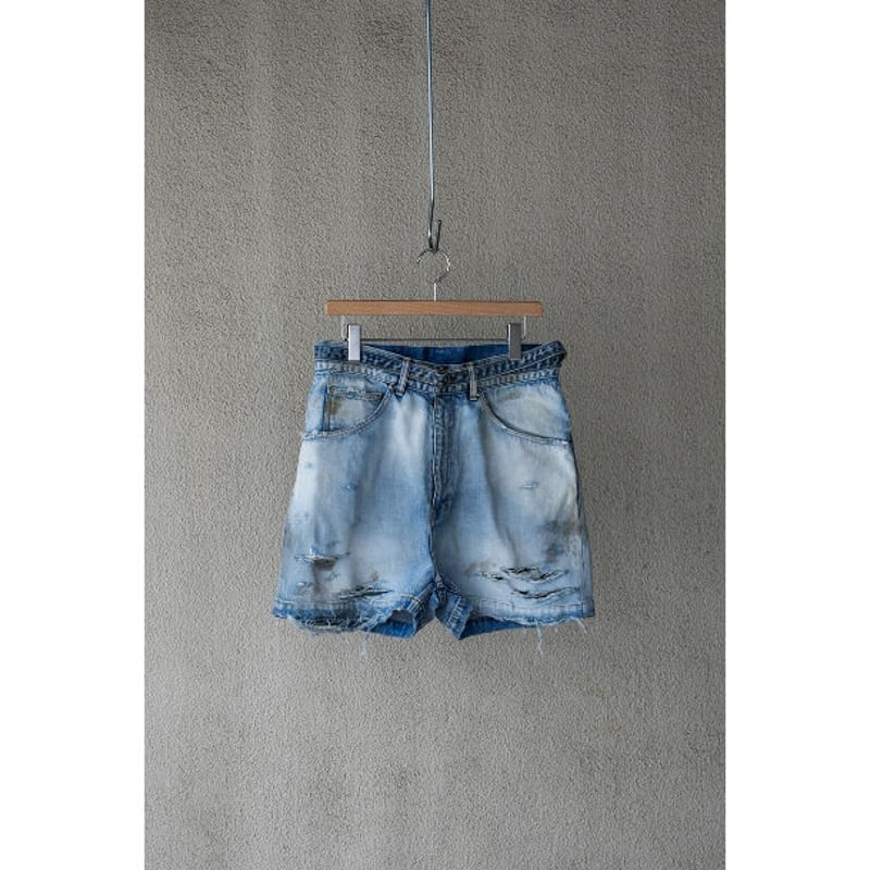 ANCELLM CRASH DENIM SHORTS | MusterWerk