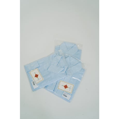 Bourrienne Paris X Ex. SCULPTEUR LIN CHECKS BLUE