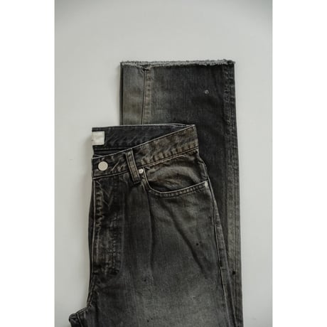 ANCELLM #07 SLIM STRAIGHT 5P DENIM PANTS