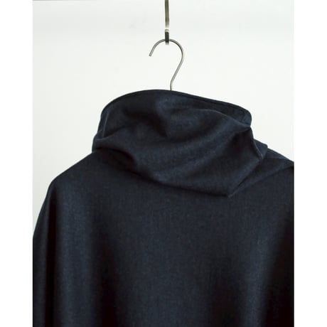 nonnotte "Super 120s Light Inlay Melton" Draping Big H/H Pullover