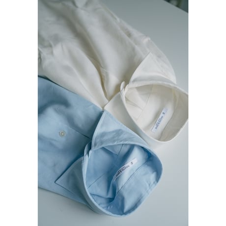 MAATEE&SONS SEMI WIDE SPREAD SHIRTS "極HEMPSILK"