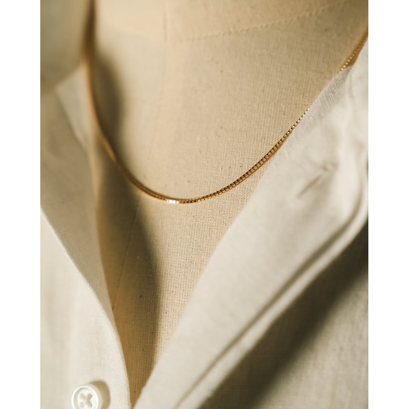 アクセサリー MusterWerk Ex. 18K 1.2 Venetian Chain MusterWerk Ex. 18K 1.2 Venetian Chain Necklace