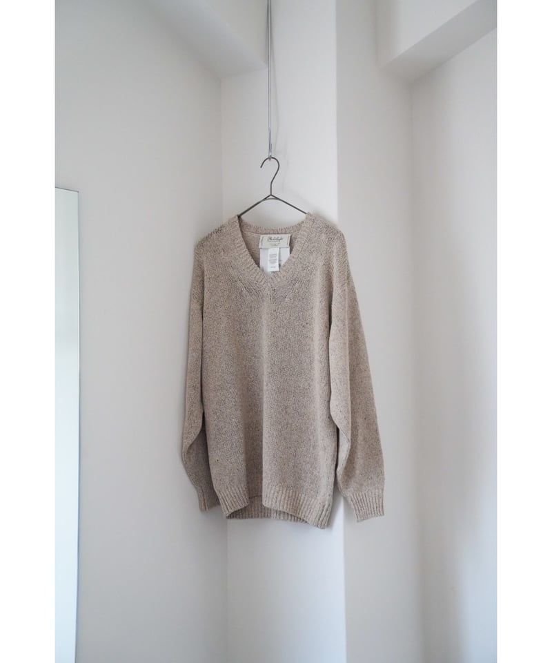 Olde H&Daughter SILK NEP V NECK P/O | MusterWerk Olde H&Daughter SILK NEP V NECK P/O | MusterWerk