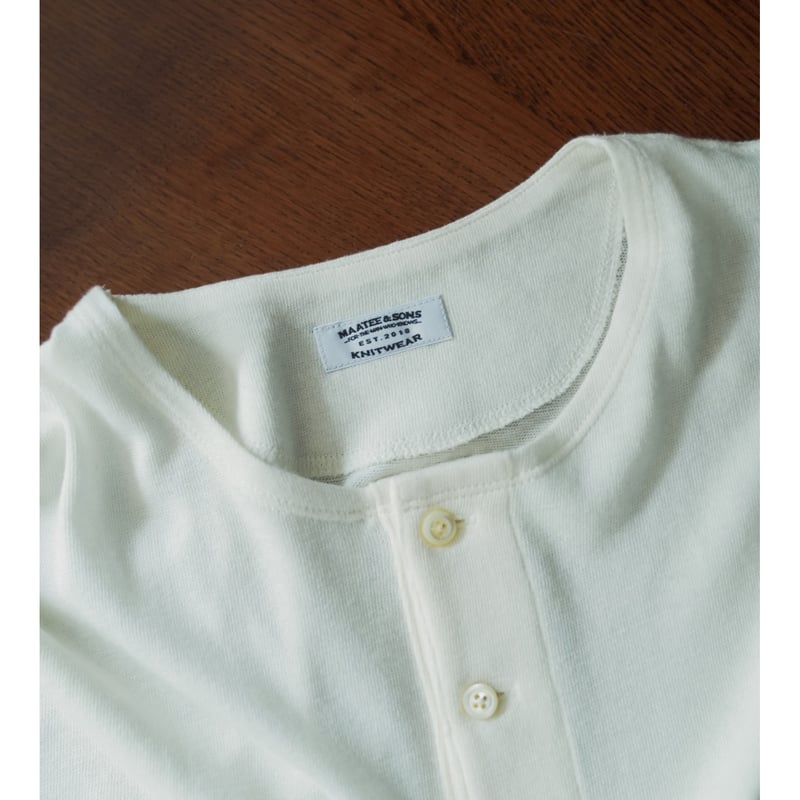 別注MAATEE&SONS Henley Neck Tee 別注MAATEE&SONS Henley Neck Tee MAATEE&SONS] マーティー & サンズ L
