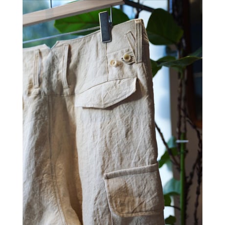 MAATEE&SONS Ex. 生HEMP GABARDINE M-47