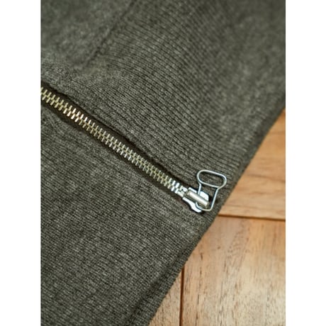 Slopeslow Ex.WOOL FRENCH TERRY FULL ZIP HOODIE