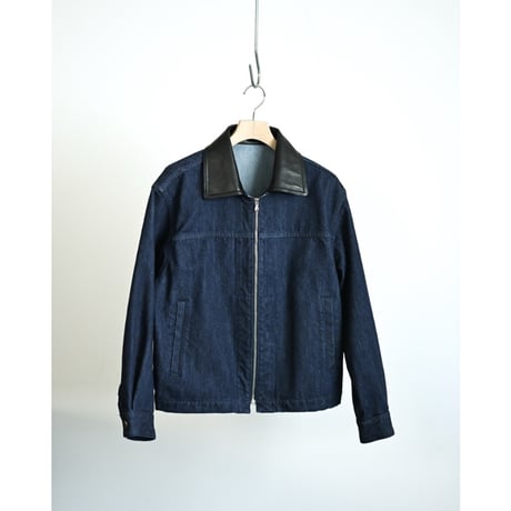 The CLASIK Ex. SOFT CASHMERE DENIM ZIP WORK JACKET