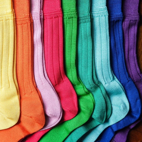 Olde H & Daughter SILK RIB SOCKS