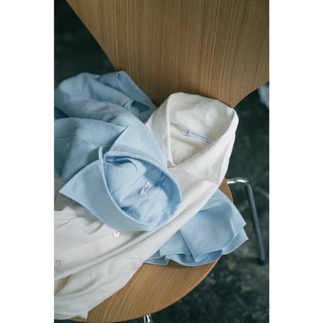 MAATEE&SONS SEMI WIDE SPREAD SHIRTS "極HEMPSILK"