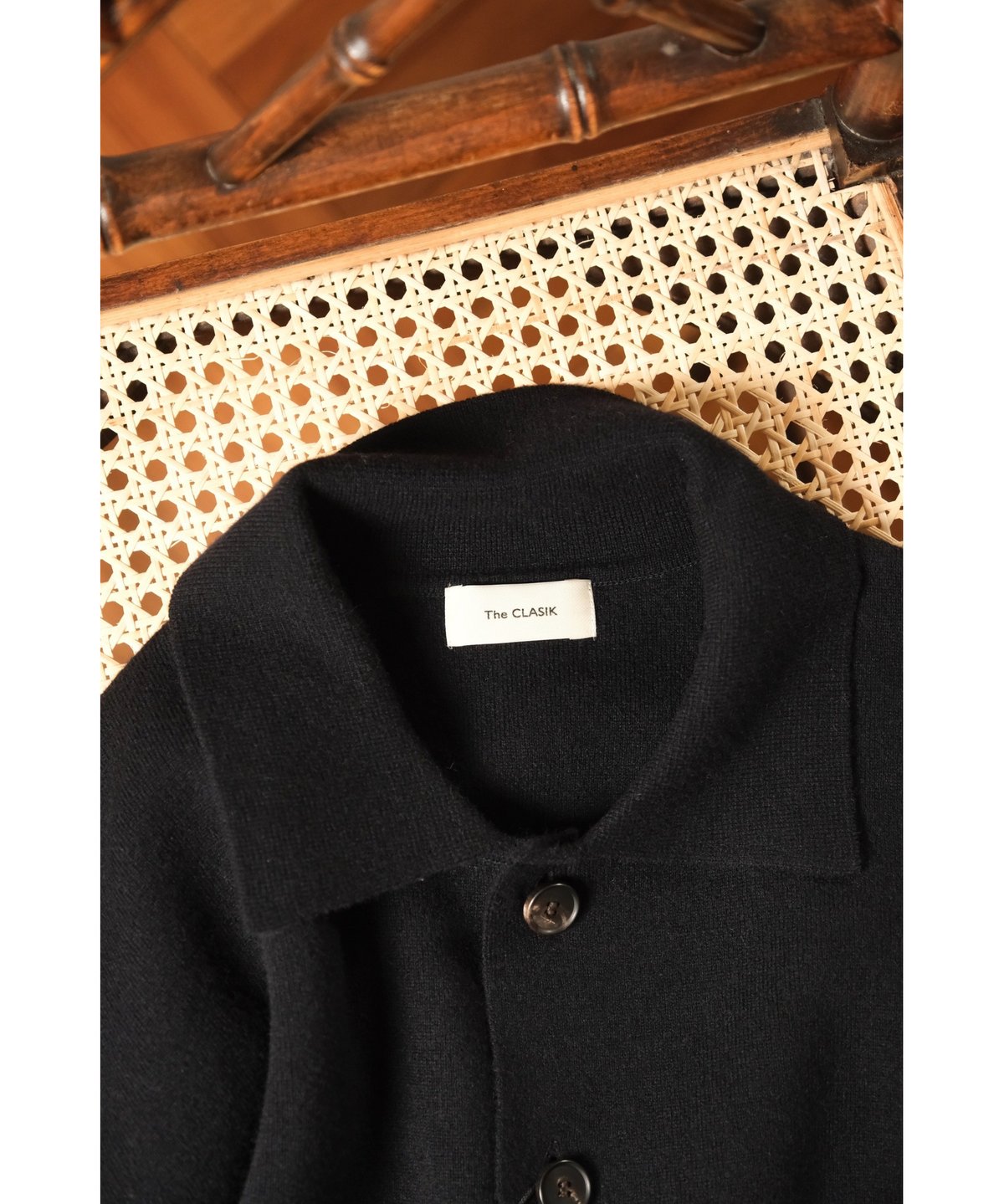 The CLASIK MILLED FINE WOOL SHIRT CARDIGAN | Mu The CLASIK MILLED FINE WOOL SHIRT CARDIGAN | Mu