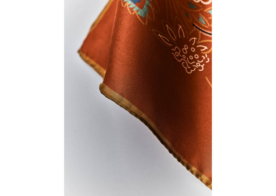 MAATEE＆SONS マーティーアンドサンズ　シルクスカーフ MAATEE＆SONS マーティーアンドサンズ 生産数希少 シルクスカーフ