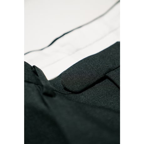MAATEE&SONS Ex. 裾刺繍 SHORT TROUSER  "和製Tonik Wool"