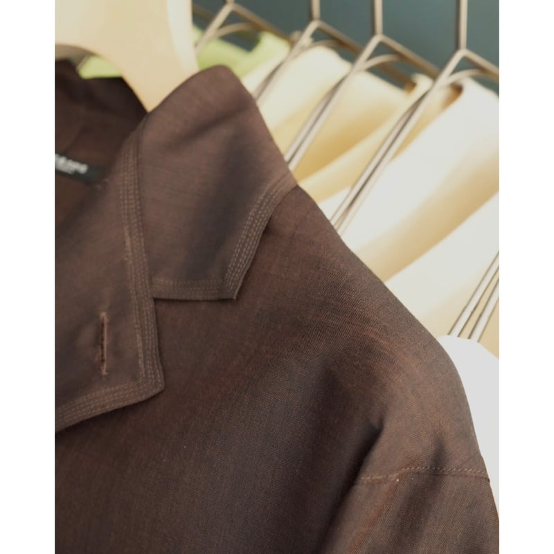 maatee&sons 折って折ってジャケット　サイズ3 美品 MAATEE&SONS 折って折って shirts JACKET マーティーアンド