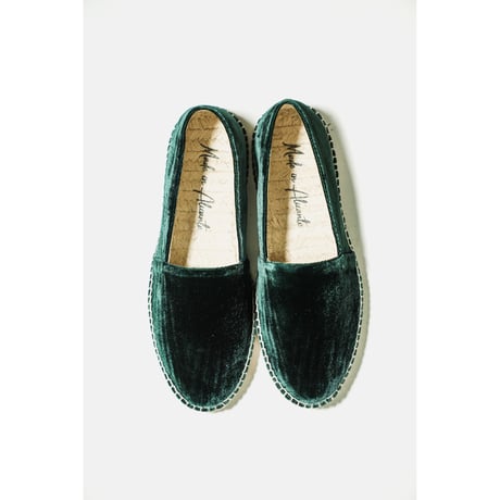 MADE IN ALICANTE VELVET ESPADRILLES