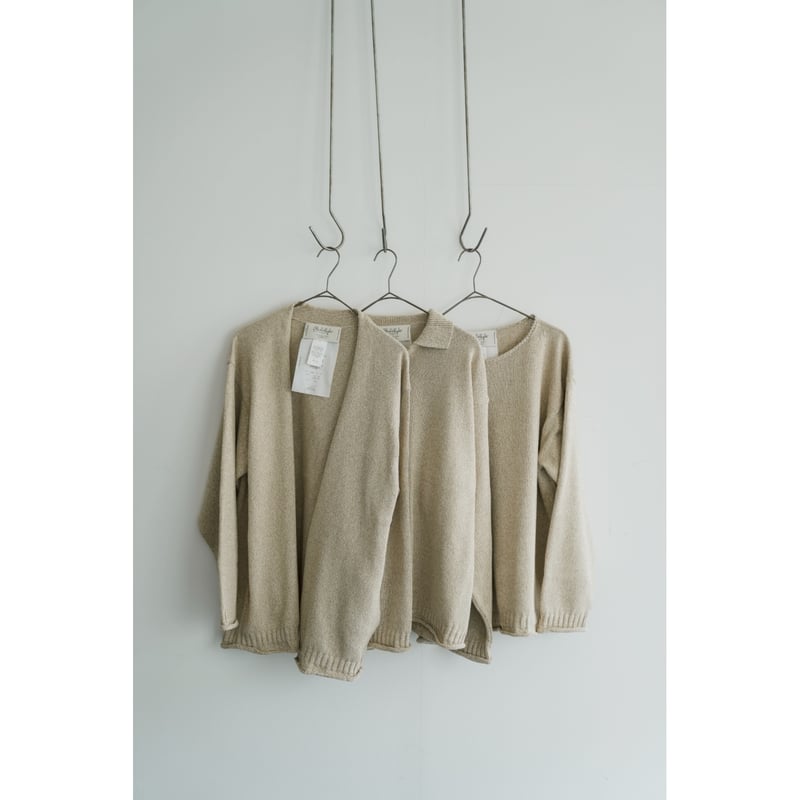 Olde H & Daughter SILK COTTON BOAT NECK/HALF Z