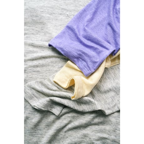MAATEE&SONS L/S BOAT TEE LINEN天竺