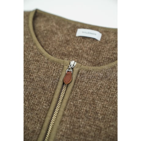 WALENODE "Innocent YAK" Zip-up vest