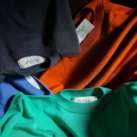 Olde H & Daughter SILK PLAIN STITCH CREW NECK P/O