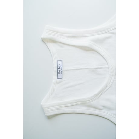 the bes TWISTED SUPIMA COTTON RIB TANK TOP 2-pack