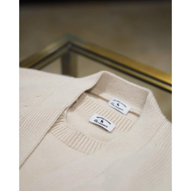 MAATEE&SONS BABY CASHMERE N/B CARDIGAN | Muste MAATEE&SONS BABY CASHMERE N/B CARDIGAN | Muste