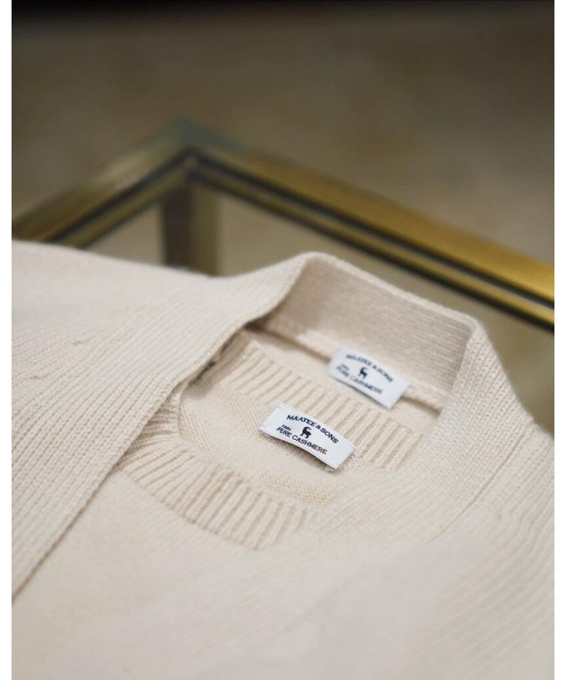 MAATEE&SONS JEFFERY “Melange Cashmere” MAATEE&SONS ド度詰め
