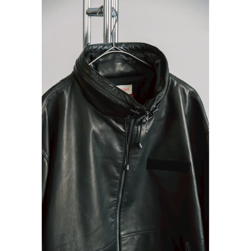 barbell object 黒 ml parkaレザージャケット barbell object ml parka – RASSEMBLE
