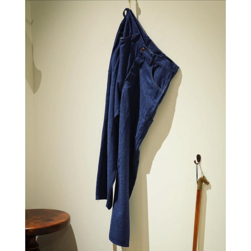 MAATEE&SONS Ex. BRUSHED SILK DENIM PAINTER PANT