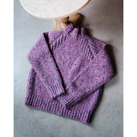 MAATEE&SONS W/Ca/Ny NEP HIGH NECK SWEATER