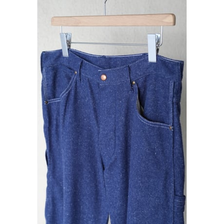 MAATEE&SONS Ex. BRUSHED SILK DENIM PAINTER PANTS