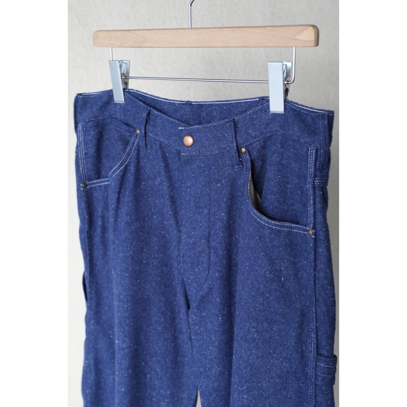 MAATEE&SONS Ex. BRUSHED SILK DENIM PAINTER PANT