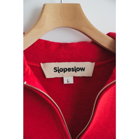 slopeslow  Cotton/Linen Light French terry Half Zip