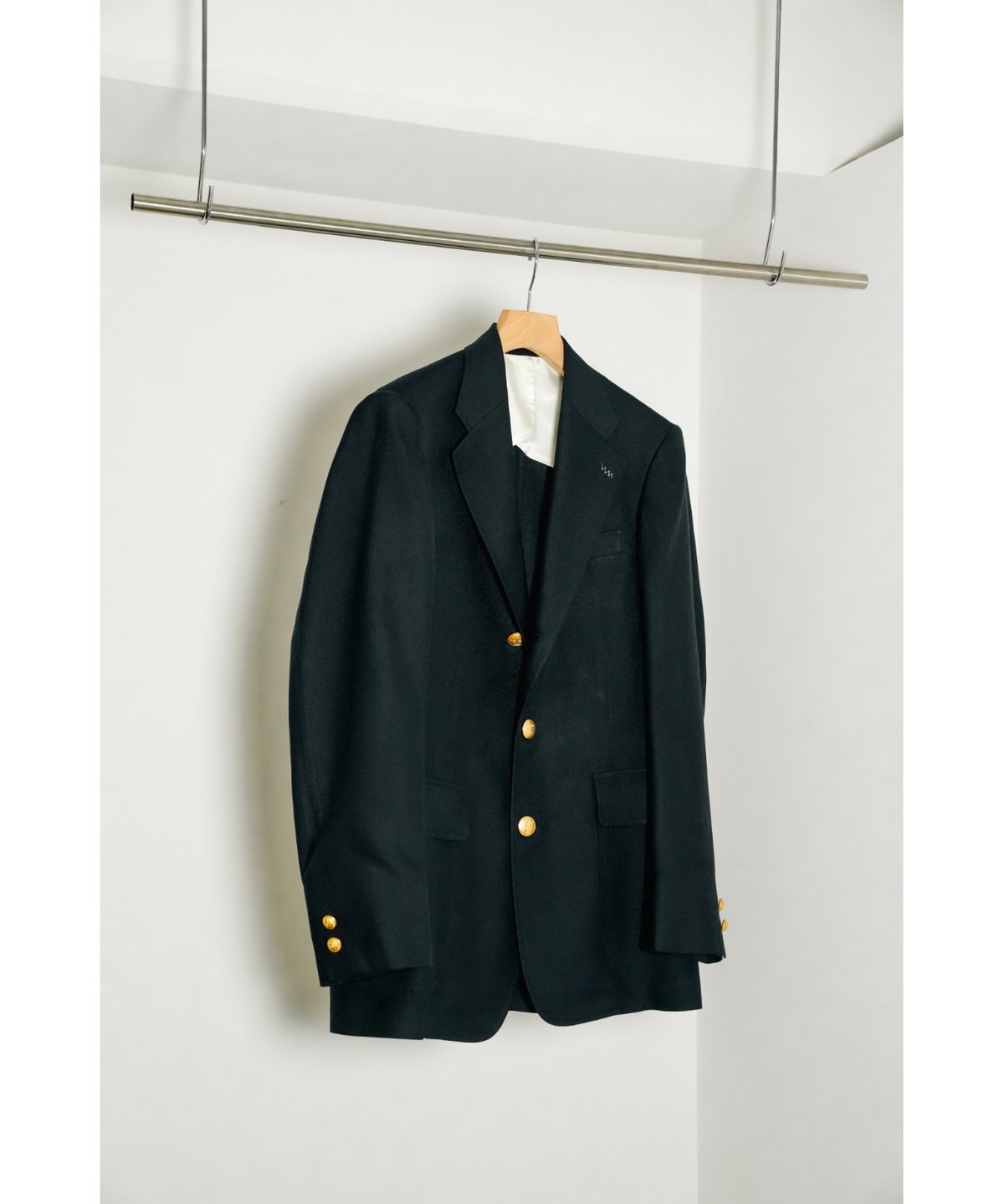 MAATEE&SONS Ex. HARD TWISTED SILK SINGLE BLAZER