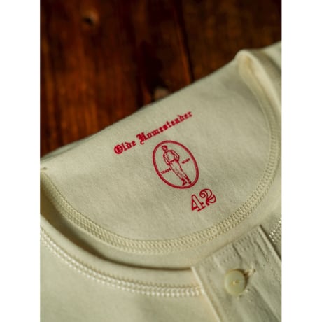 Olde Homesteader INTERLOCK HENLEY NECK LONG SLEEVE
